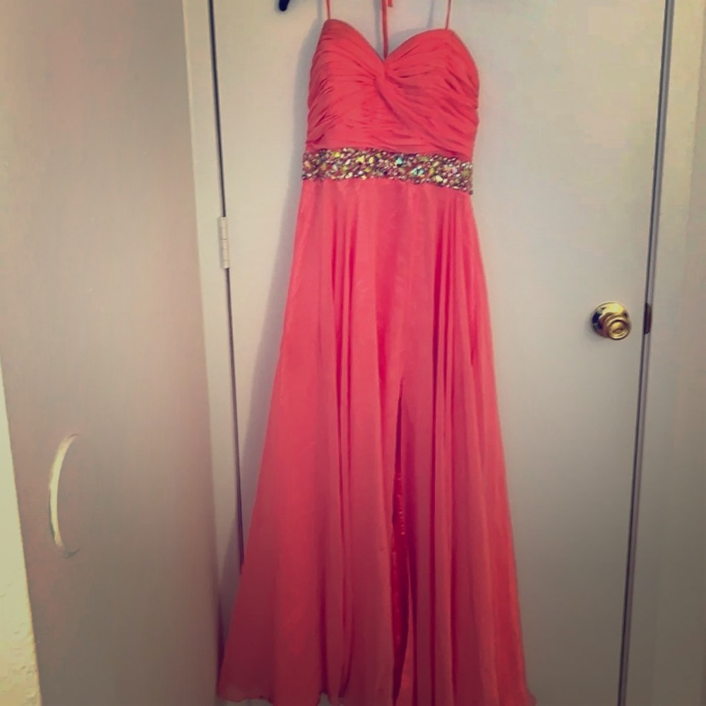Coral Jovani Gown/Prom Dress